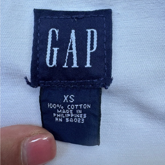 GAP Women's Light Gray Denim Overalls - Picture 6 of 8